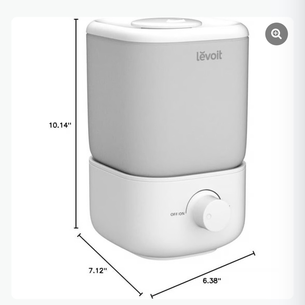 Levoit $40 Classic 160 Ultrasonic Cool Mist Humidifier 2.5 L - Picture 2 of 10
